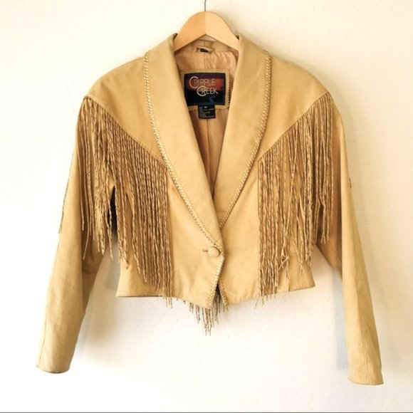 Vintage Cripple Creek Fringe Western Jacket M - Picture 2 of 12